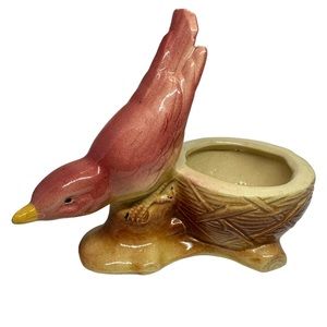 Ceramic Red Bird Planter